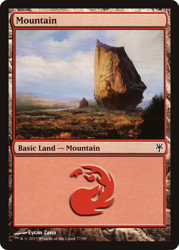 Mountain (DDK-077) - Duel Decks: Sorin vs. Tibalt - Premium MTG Single from Wizards of the Coast - Just $0.25! Shop now at Game Crave Tournament Store