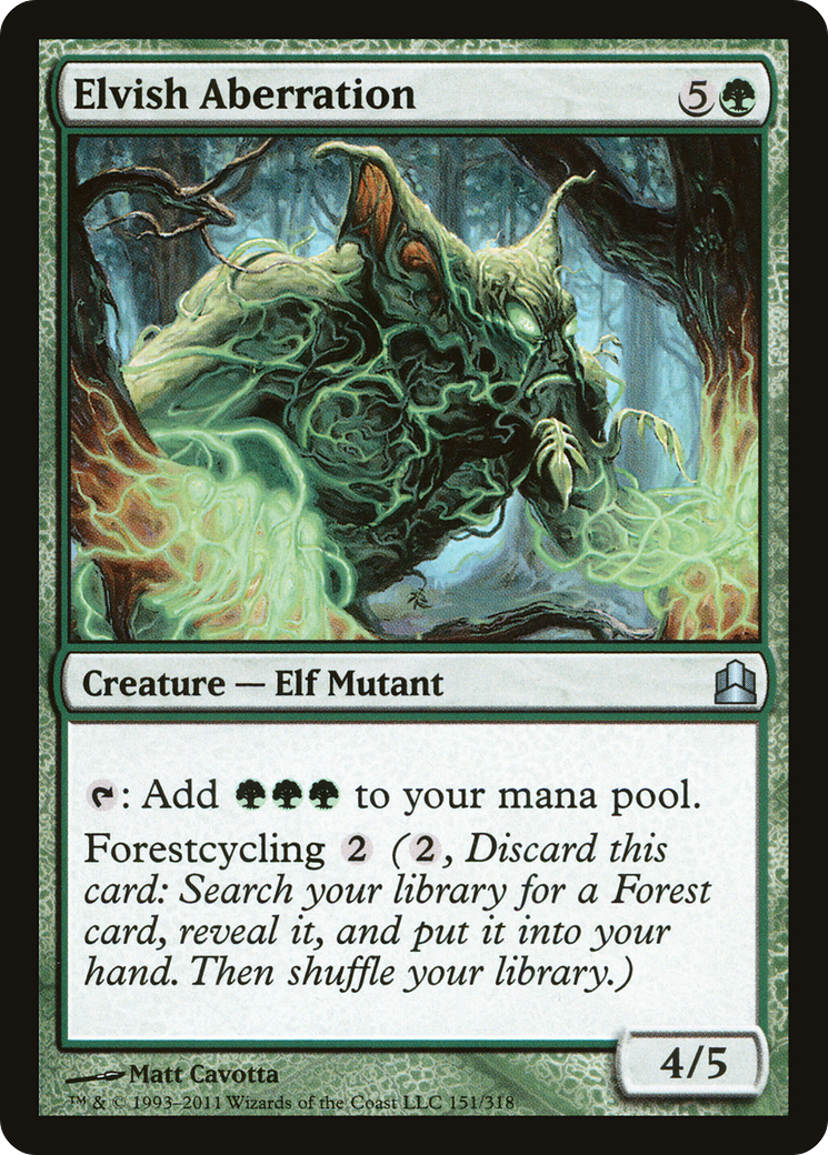 Elvish Aberration (CMD-151) - Commander 2011 - Premium MTG Single from Wizards of the Coast - Just $0.08! Shop now at Game Crave Tournament Store