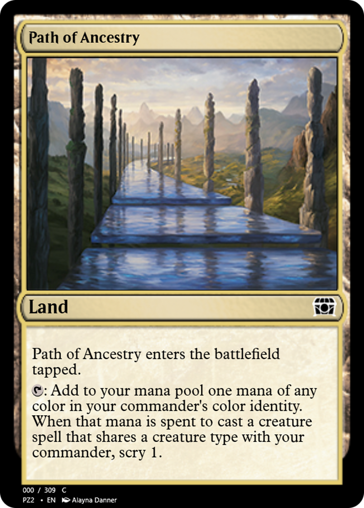 Path of Ancestry (PZ2-65679) - Treasure Chest Foil - Premium MTG Single from Wizards of the Coast - Just $0! Shop now at Game Crave Tournament Store