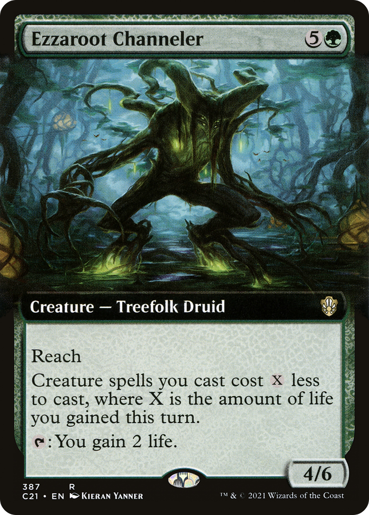 Ezzaroot Channeler (C21-387) - Commander 2021: (Extended Art) - Premium MTG Single from Wizards of the Coast - Just $0.29! Shop now at Game Crave Tournament Store