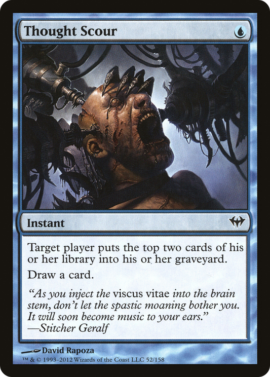 Thought Scour (DKA-052) - Dark Ascension - Premium MTG Single from Wizards of the Coast - Just $0.08! Shop now at Game Crave Tournament Store