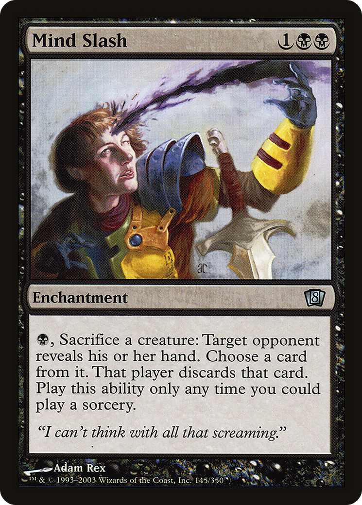 Mind Slash (8ED-145★) - Eighth Edition Foil - Premium MTG Single from Wizards of the Coast - Just $1.01! Shop now at Game Crave Tournament Store