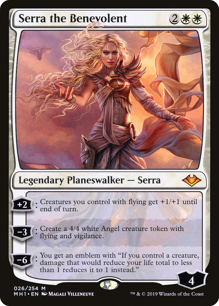 Serra the Benevolent (MH1-026) - Modern Horizons Foil - Premium MTG Single from Wizards of the Coast - Just $10.76! Shop now at Game Crave Tournament Store