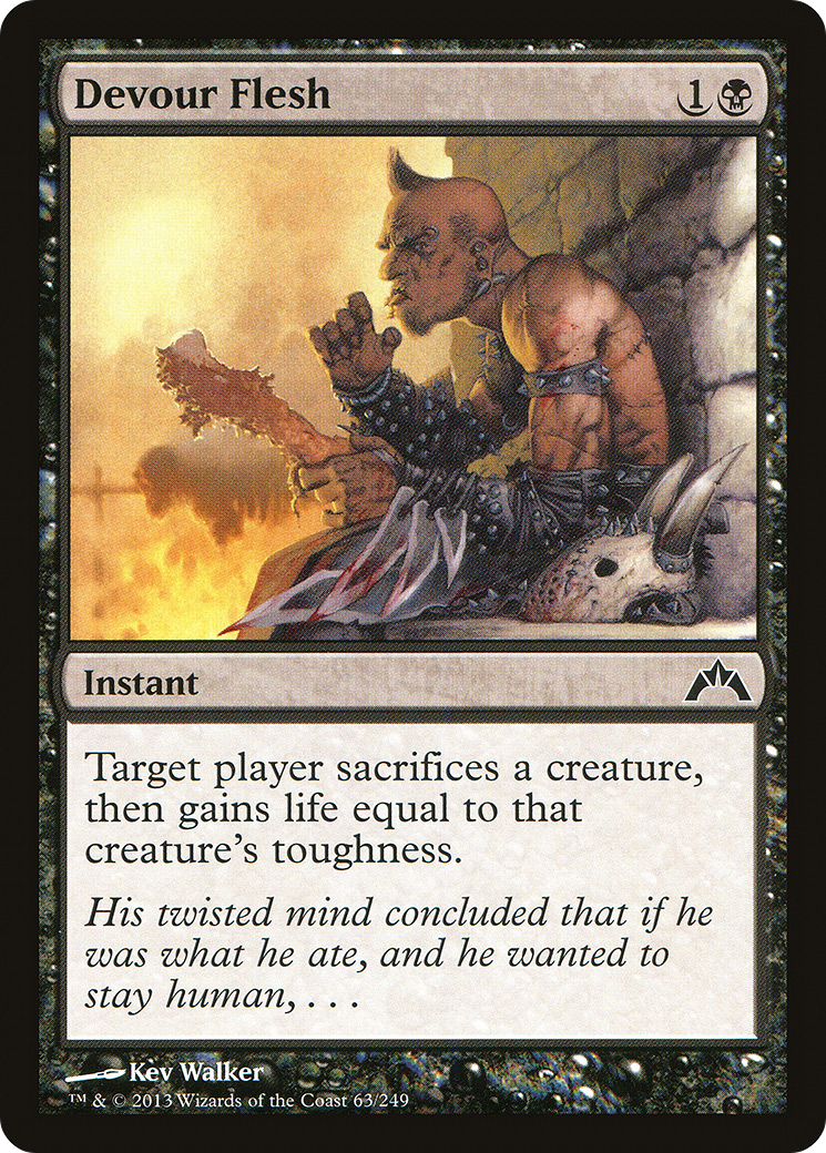 Devour Flesh (GTC-063) - Gatecrash - Premium MTG Single from Wizards of the Coast - Just $0.08! Shop now at Game Crave Tournament Store