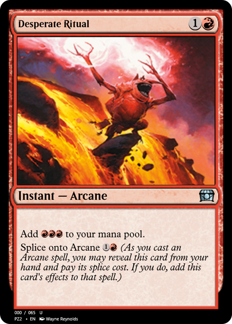 Desperate Ritual (PZ2-65851) - Treasure Chest Foil - Premium MTG Single from Wizards of the Coast - Just $0! Shop now at Game Crave Tournament Store