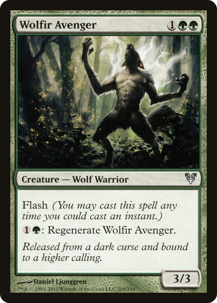 Wolfir Avenger (AVR-205) - Avacyn Restored - Premium MTG Single from Wizards of the Coast - Just $0.25! Shop now at Game Crave Tournament Store