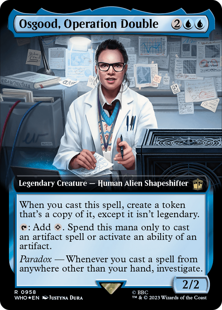 Osgood, Operation Double (WHO-958) - Doctor Who: (Extended Art) Foil - Premium MTG Single from Wizards of the Coast - Just $0.09! Shop now at Game Crave Tournament Store
