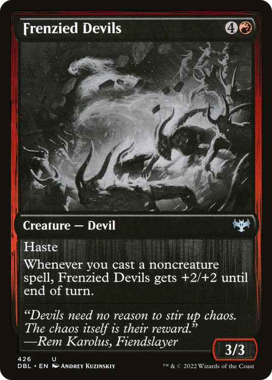 Frenzied Devils (DBL-426) - Innistrad: Double Feature - Premium MTG Single from Wizards of the Coast - Just $0.08! Shop now at Game Crave Tournament Store