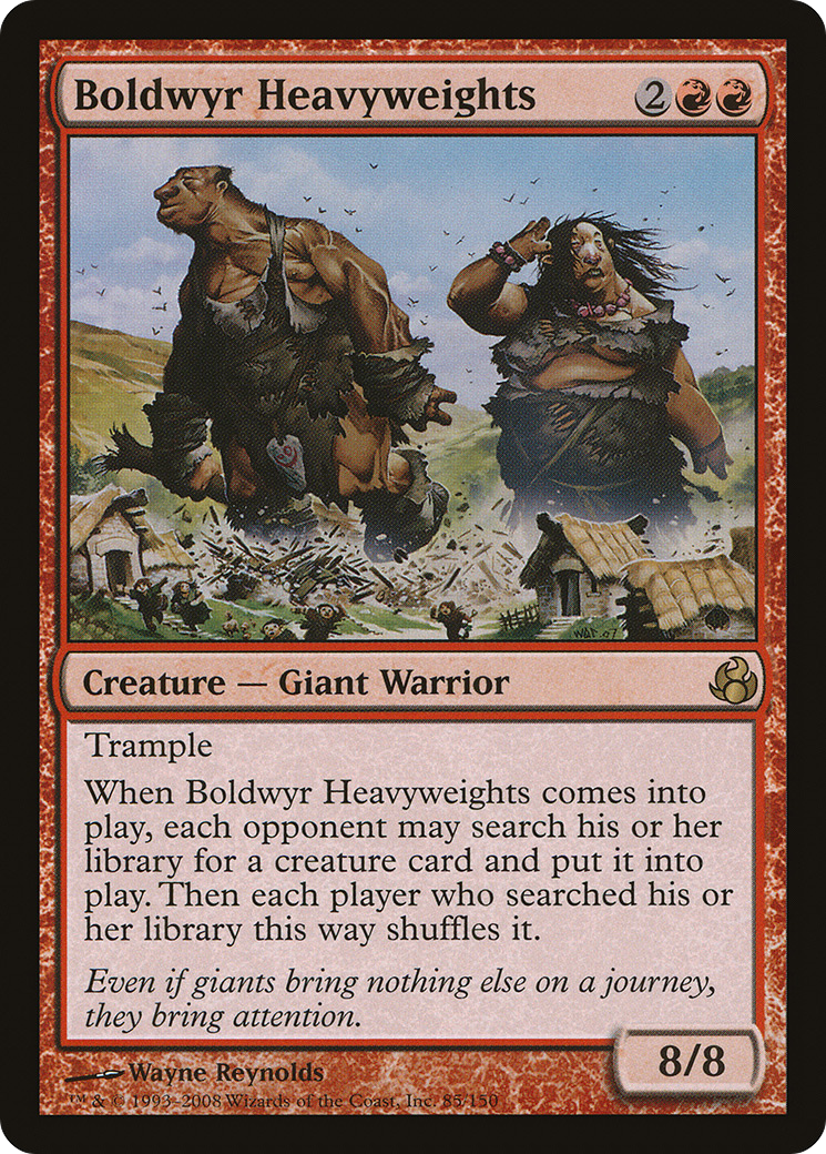 Boldwyr Heavyweights (MOR-085) - Morningtide - Premium MTG Single from Wizards of the Coast - Just $1.85! Shop now at Game Crave Tournament Store