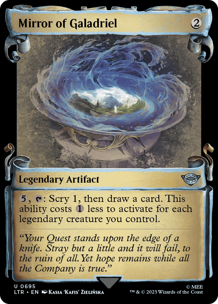 Mirror of Galadriel (LTR-695) - The Lord of the Rings: Tales of Middle-earth: (Showcase) - Premium MTG Single from Wizards of the Coast - Just $0.08! Shop now at Game Crave Tournament Store