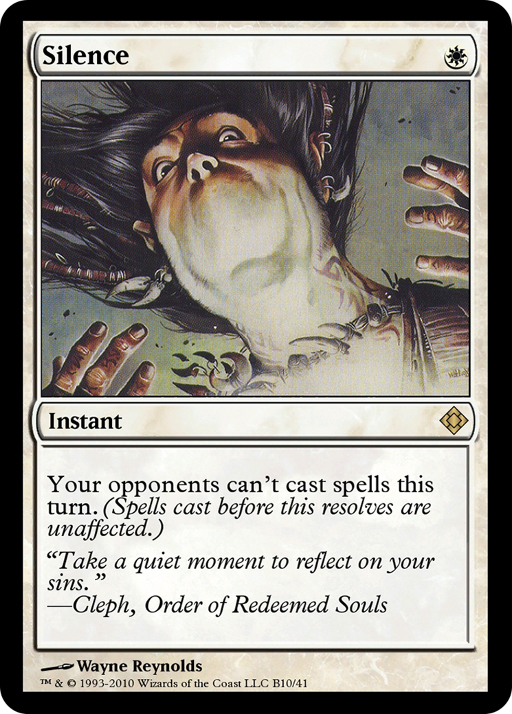 Silence (TD0-B10) - Magic Online Theme Decks - Premium MTG Single from Wizards of the Coast - Just $0! Shop now at Game Crave Tournament Store