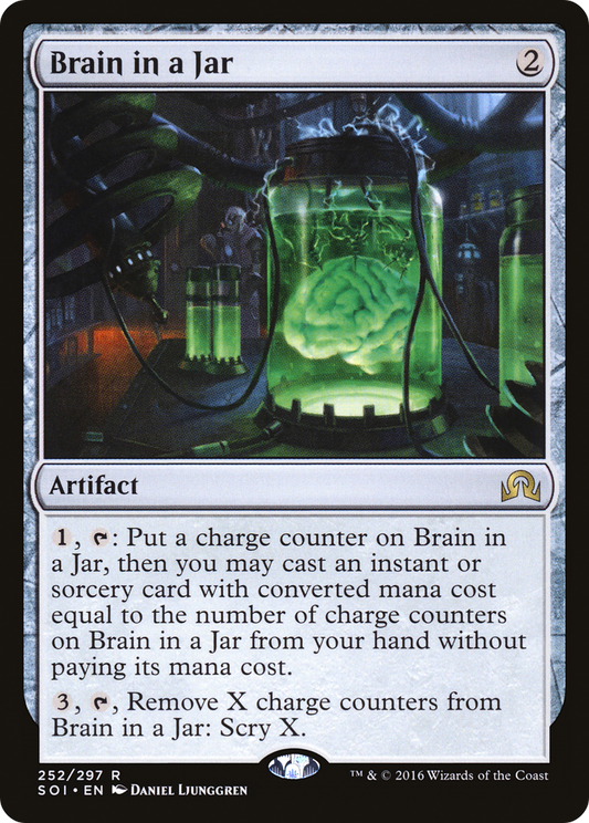 Brain in a Jar (SOI-252) - Shadows over Innistrad - Premium MTG Single from Wizards of the Coast - Just $0.08! Shop now at Game Crave Tournament Store