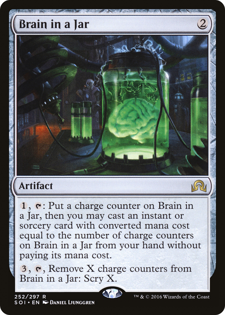 Brain in a Jar (SOI-252) - Shadows over Innistrad Foil - Premium MTG Single from Wizards of the Coast - Just $0.44! Shop now at Game Crave Tournament Store