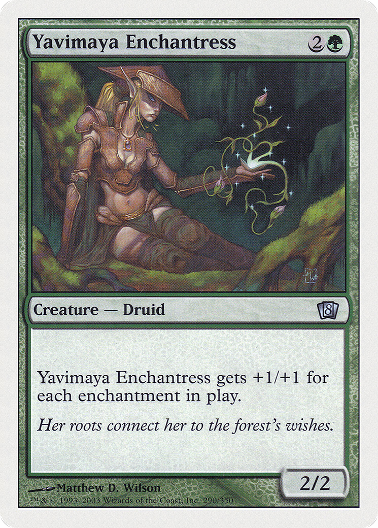 Yavimaya Enchantress (8ED-290) - Eighth Edition - Premium MTG Single from Wizards of the Coast - Just $0.08! Shop now at Game Crave Tournament Store