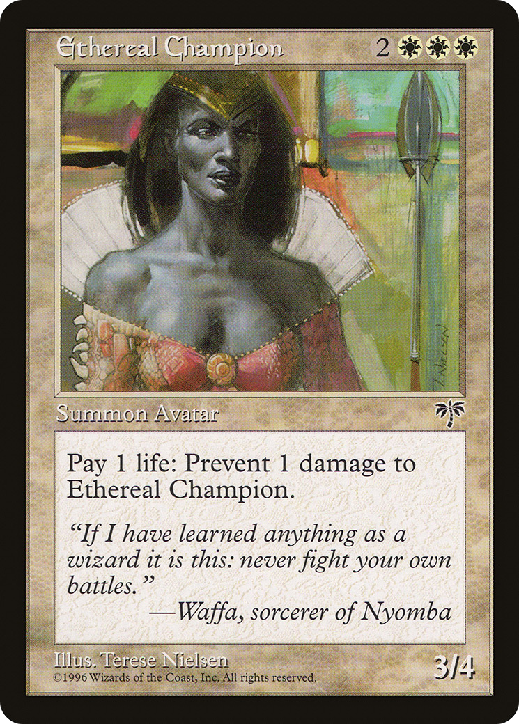 Ethereal Champion (MIR-015) - Mirage - Premium MTG Single from Wizards of the Coast - Just $0.08! Shop now at Game Crave Tournament Store