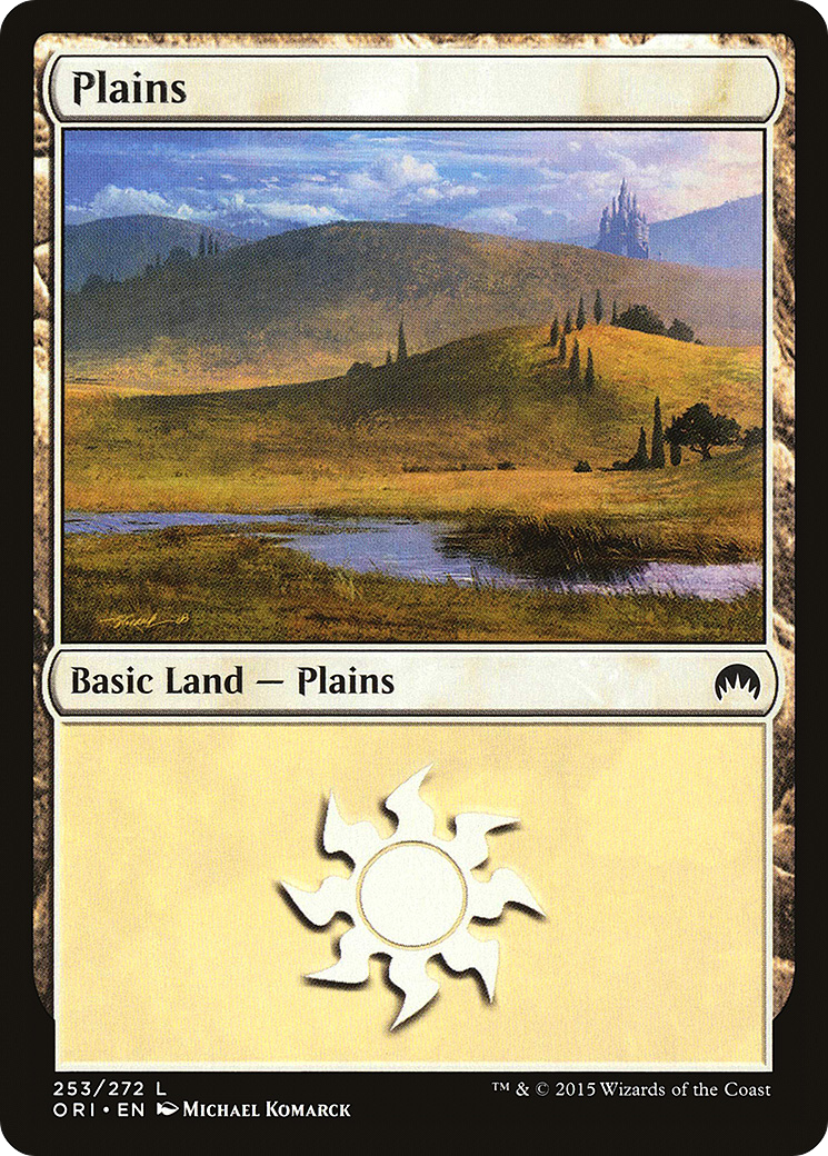 Plains (ORI-253) - Magic Origins - Premium MTG Single from Wizards of the Coast - Just $0.08! Shop now at Game Crave Tournament Store
