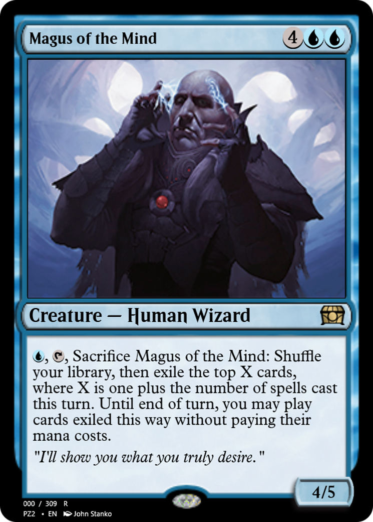 Magus of the Mind (PZ2-65685) - Treasure Chest Foil - Premium MTG Single from Wizards of the Coast - Just $0! Shop now at Game Crave Tournament Store