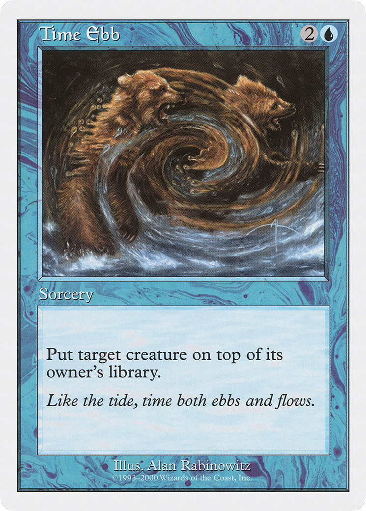 Time Ebb (S00-019) - Starter 2000 - Premium MTG Single from Wizards of the Coast - Just $0.08! Shop now at Game Crave Tournament Store