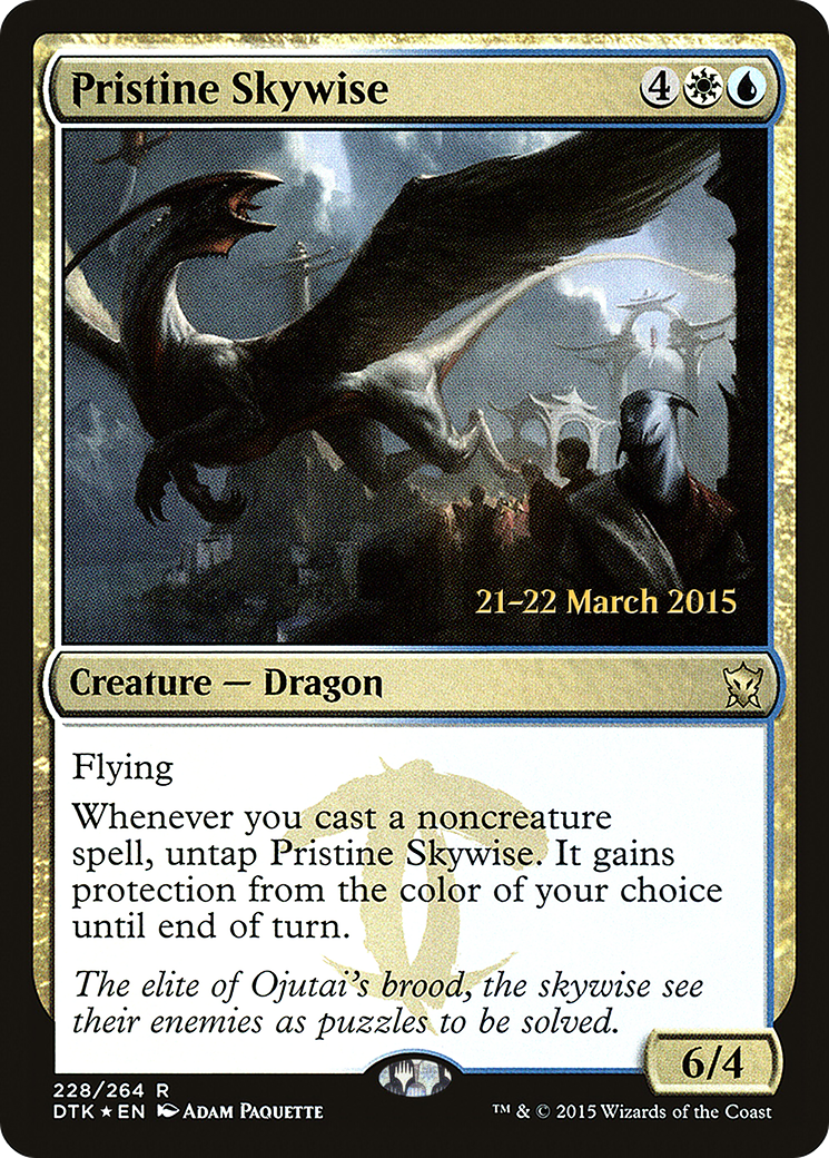 Pristine Skywise (PDTK-228S) - Dragons of Tarkir Promos Foil - Premium MTG Single from Wizards of the Coast - Just $0.17! Shop now at Game Crave Tournament Store