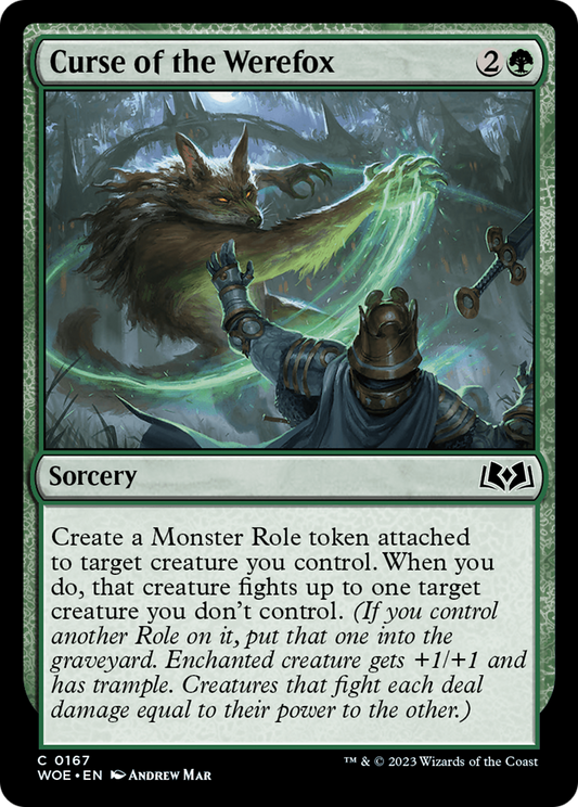 Curse of the Werefox (WOE-167) - Wilds of Eldraine - Premium MTG Single from Wizards of the Coast - Just $0.08! Shop now at Game Crave Tournament Store