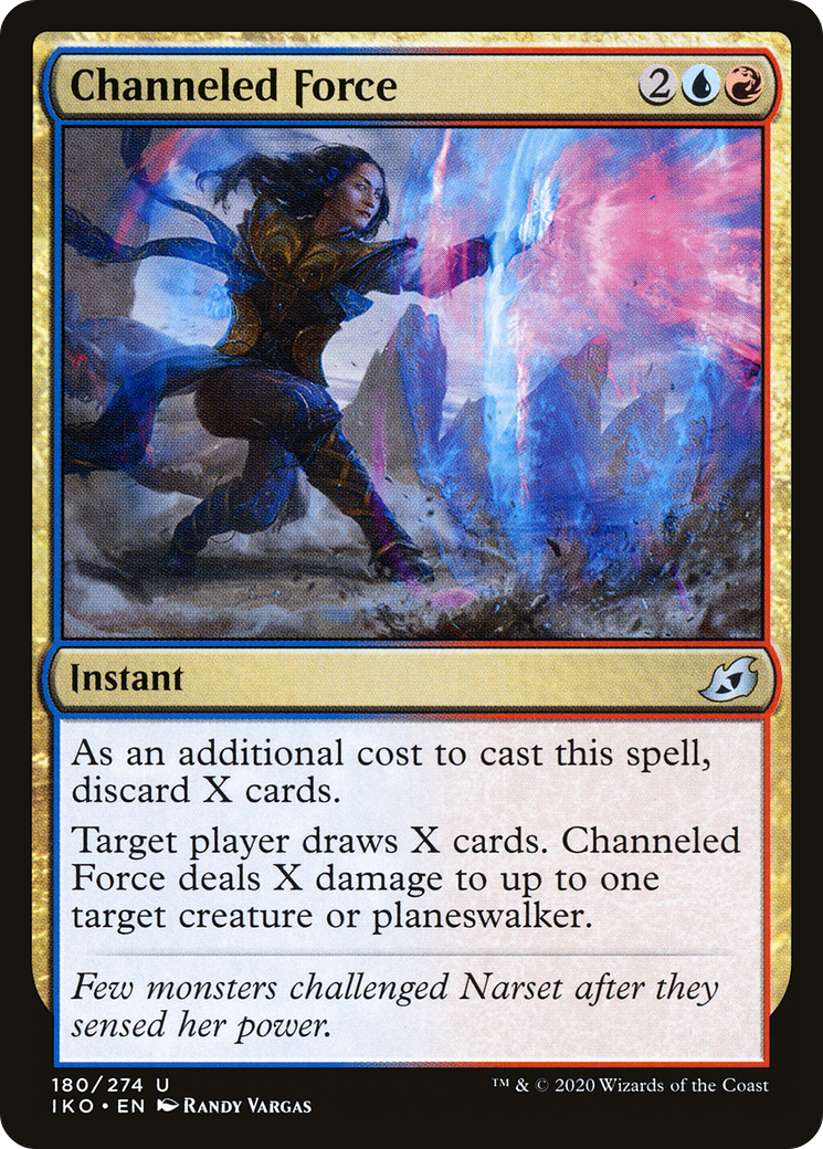 Channeled Force (IKO-180) - Ikoria: Lair of Behemoths - Premium MTG Single from Wizards of the Coast - Just $0.08! Shop now at Game Crave Tournament Store