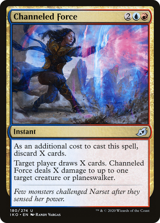 Channeled Force (IKO-180) - Ikoria: Lair of Behemoths - Premium MTG Single from Wizards of the Coast - Just $0.08! Shop now at Game Crave Tournament Store