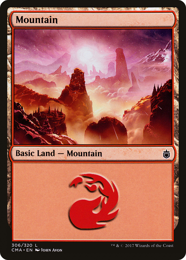 Mountain (CMA-306) - Commander Anthology - Premium MTG Single from Wizards of the Coast - Just $0.08! Shop now at Game Crave Tournament Store