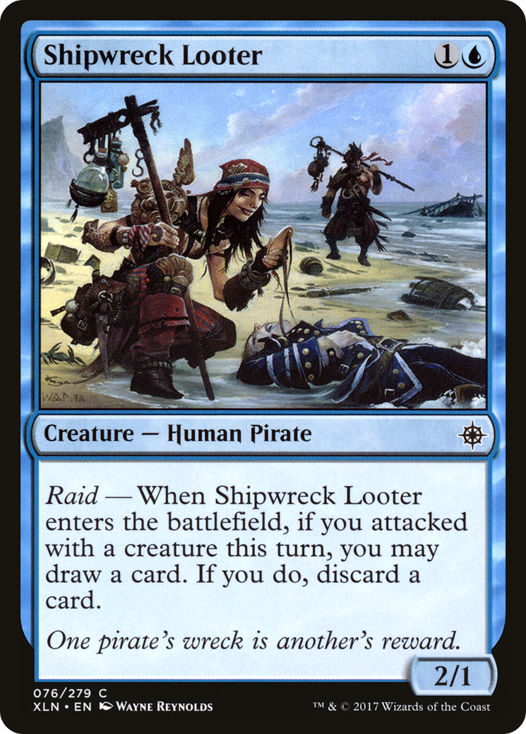 Shipwreck Looter (XLN-076) - Ixalan - Premium MTG Single from Wizards of the Coast - Just $0.08! Shop now at Game Crave Tournament Store