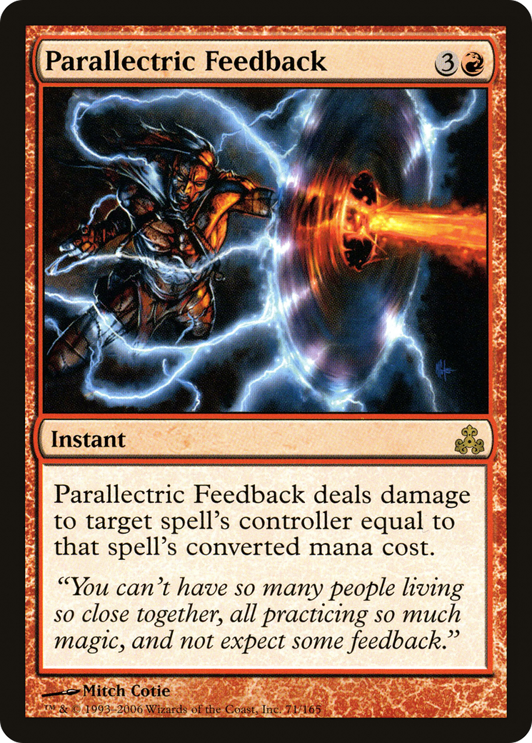 Parallectric Feedback (GPT-071) - Guildpact Foil - Premium MTG Single from Wizards of the Coast - Just $0.26! Shop now at Game Crave Tournament Store