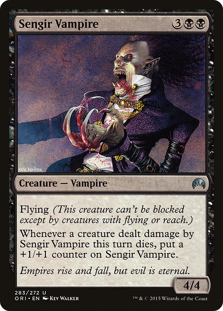 Sengir Vampire (ORI-283) - Magic Origins - Premium MTG Single from Wizards of the Coast - Just $0.08! Shop now at Game Crave Tournament Store