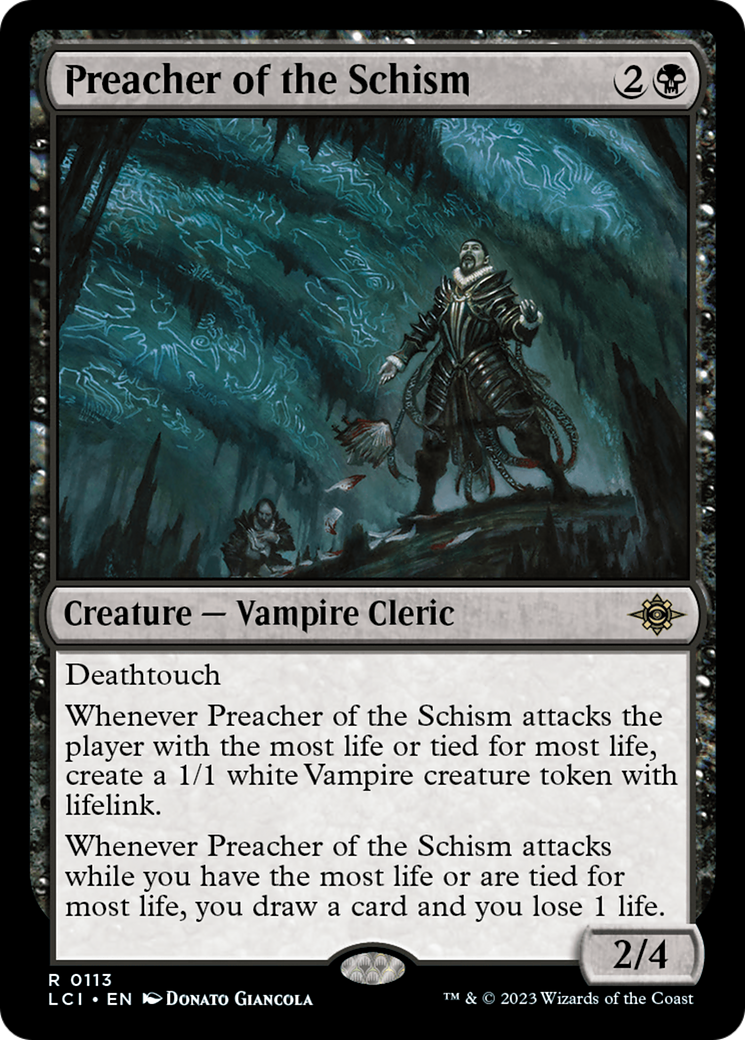 Preacher of the Schism (LCI-113) - The Lost Caverns of Ixalan - Premium MTG Single from Wizards of the Coast - Just $1.17! Shop now at Game Crave Tournament Store