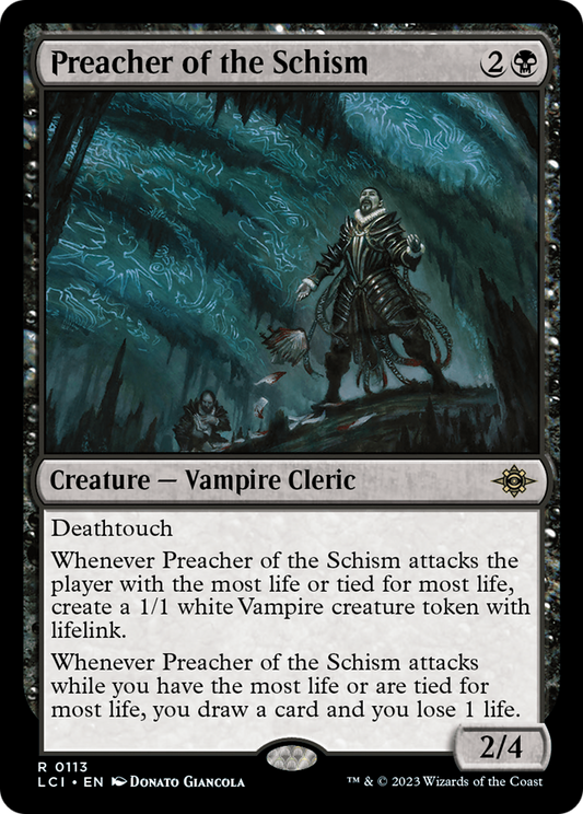 Preacher of the Schism (LCI-113) - The Lost Caverns of Ixalan Foil - Premium MTG Single from Wizards of the Coast - Just $0.72! Shop now at Game Crave Tournament Store