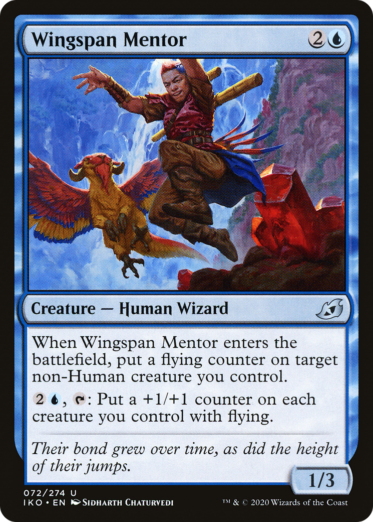Wingspan Mentor (IKO-072) - Ikoria: Lair of Behemoths - Premium MTG Single from Wizards of the Coast - Just $0.08! Shop now at Game Crave Tournament Store