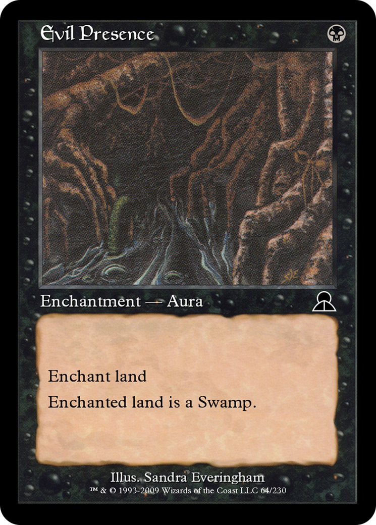 Evil Presence (ME3-064) - Masters Edition III Foil - Premium MTG Single from Wizards of the Coast - Just $0! Shop now at Game Crave Tournament Store