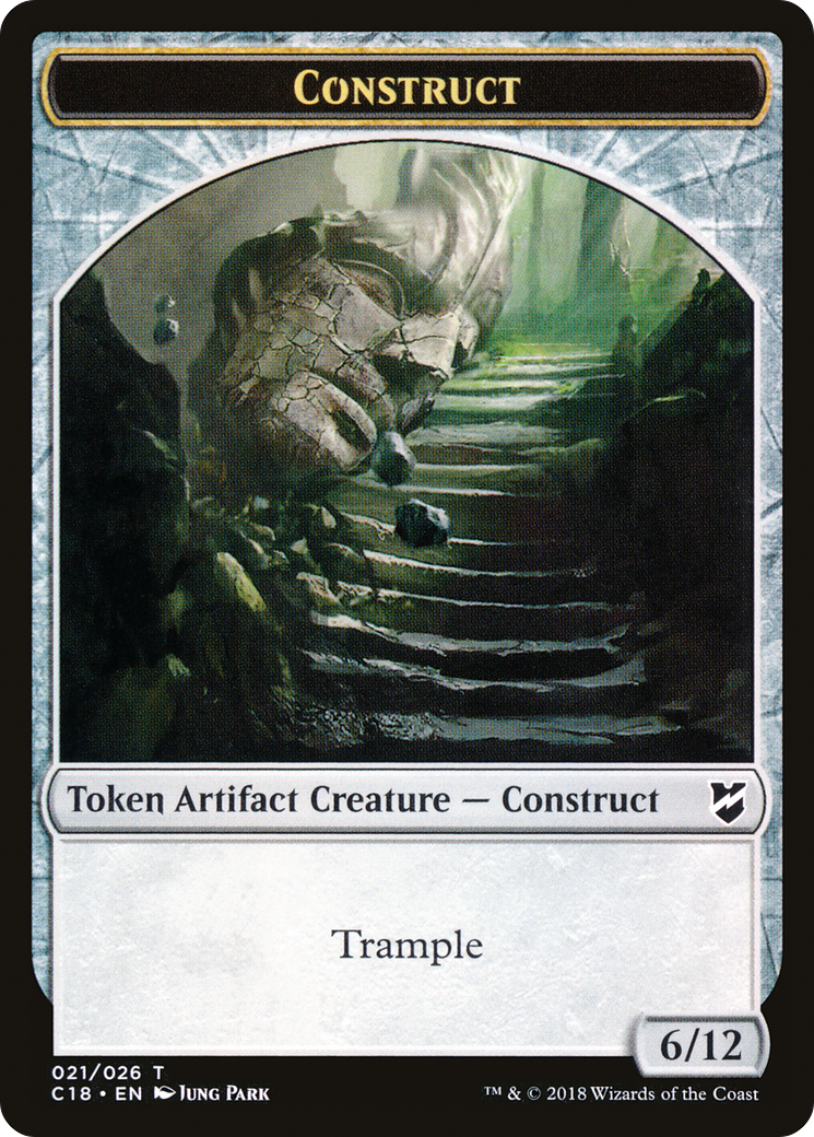 Construct (TC18-021) - Commander 2018 Tokens - Premium MTG Single from Wizards of the Coast - Just $0! Shop now at Game Crave Tournament Store