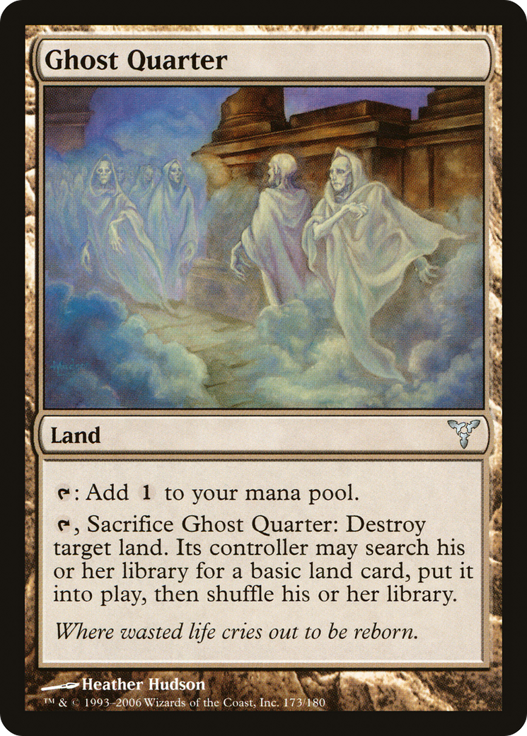 Ghost Quarter (DIS-173) - Dissension - Premium MTG Single from Wizards of the Coast - Just $1.55! Shop now at Game Crave Tournament Store