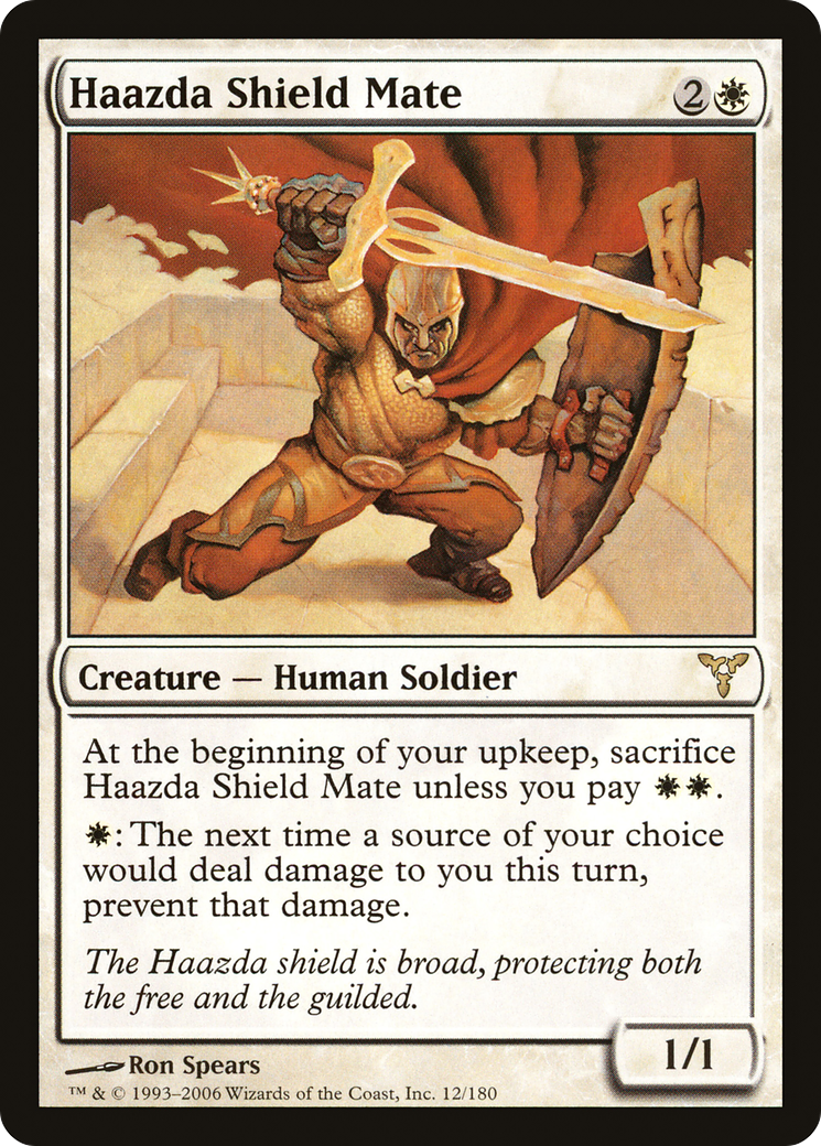 Haazda Shield Mate (DIS-012) - Dissension - Premium MTG Single from Wizards of the Coast - Just $0.08! Shop now at Game Crave Tournament Store