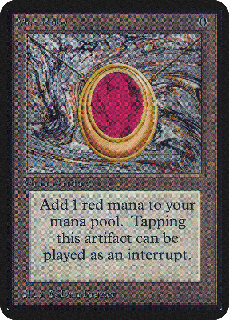 Mox Ruby (LEA-264) - Limited Edition Alpha - Premium MTG Single from Wizards of the Coast - Just $0! Shop now at Game Crave Tournament Store