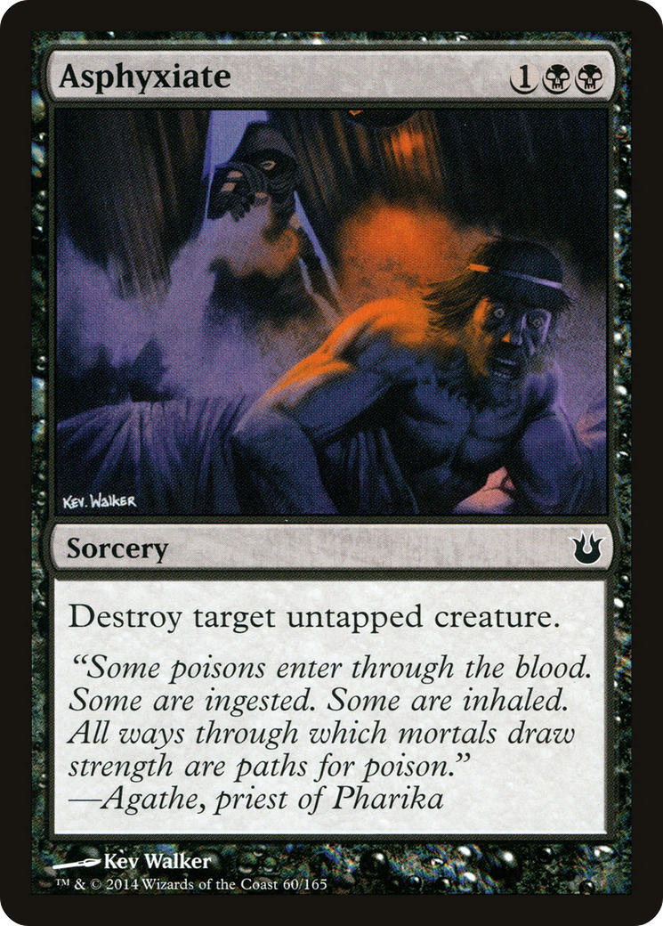 Asphyxiate (BNG-060) - Born of the Gods - Premium MTG Single from Wizards of the Coast - Just $0.25! Shop now at Game Crave Tournament Store