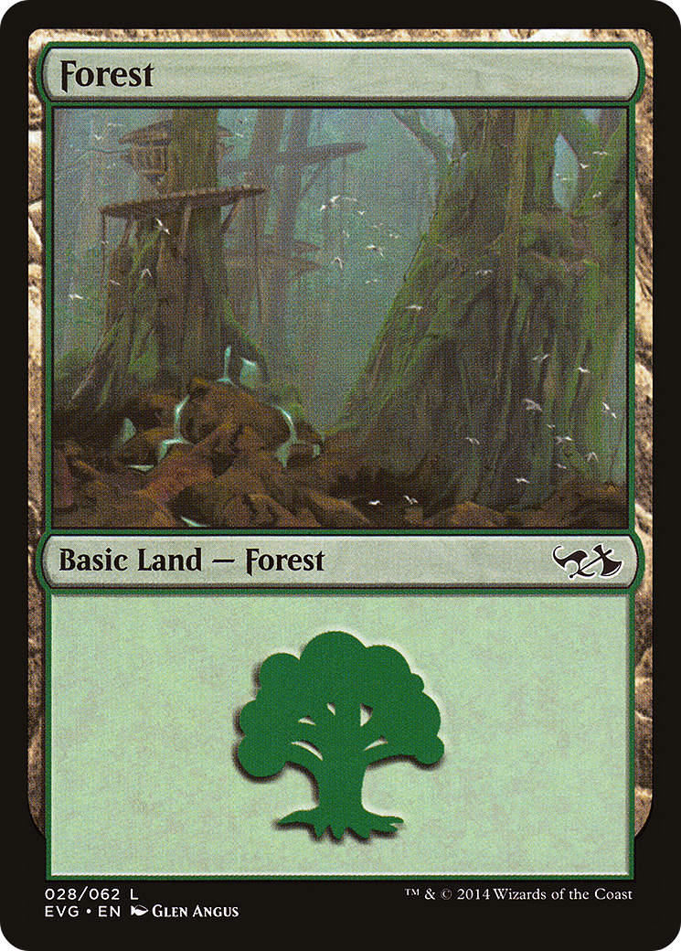 Forest (EVG-028) - Duel Decks Anthology: Elves vs. Goblins - Premium MTG Single from Wizards of the Coast - Just $0.08! Shop now at Game Crave Tournament Store