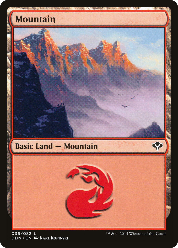 Mountain (DDN-036) - Duel Decks: Speed vs. Cunning - Premium MTG Single from Wizards of the Coast - Just $0.08! Shop now at Game Crave Tournament Store