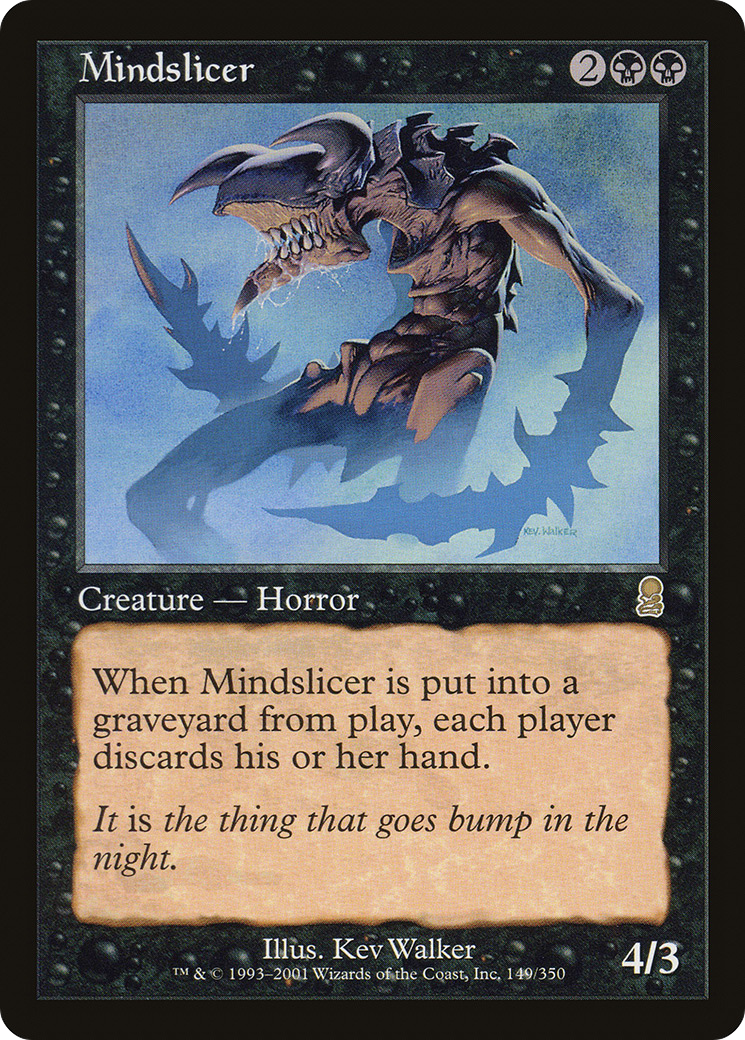 Mindslicer (ODY-149) - Odyssey Foil - Premium MTG Single from Wizards of the Coast - Just $28.26! Shop now at Game Crave Tournament Store
