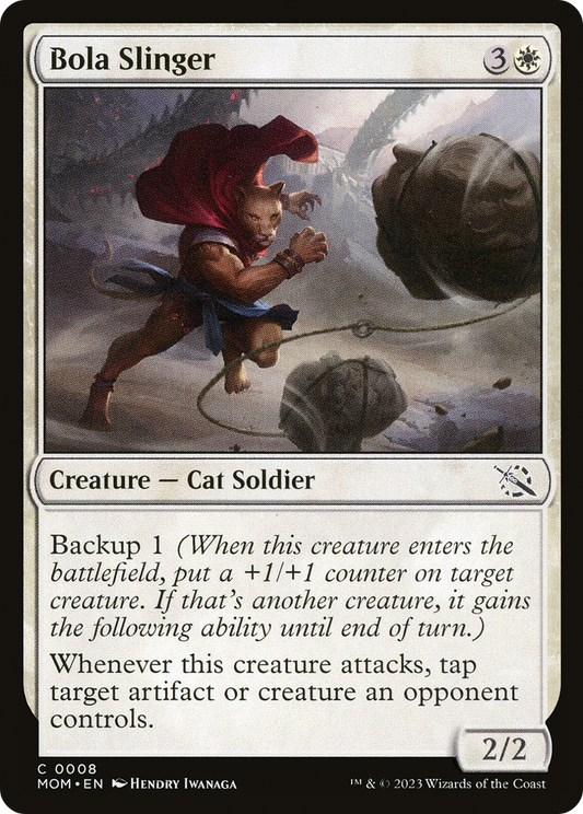 Bola Slinger (MOM-008) - March of the Machine Foil - Premium MTG Single from Wizards of the Coast - Just $0.25! Shop now at Game Crave Tournament Store