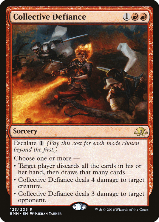 Collective Defiance (EMN-123) - Eldritch Moon Foil - Premium MTG Single from Wizards of the Coast - Just $0.39! Shop now at Game Crave Tournament Store