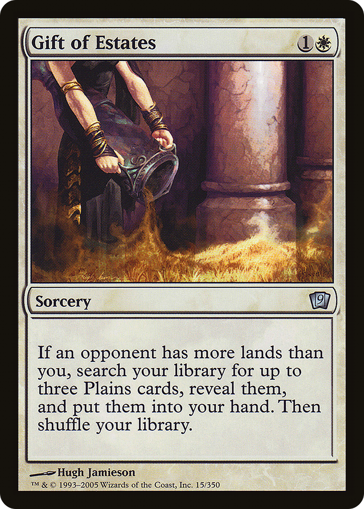 Gift of Estates (9ED-15★) - Ninth Edition Foil - Premium MTG Single from Wizards of the Coast - Just $2.39! Shop now at Game Crave Tournament Store