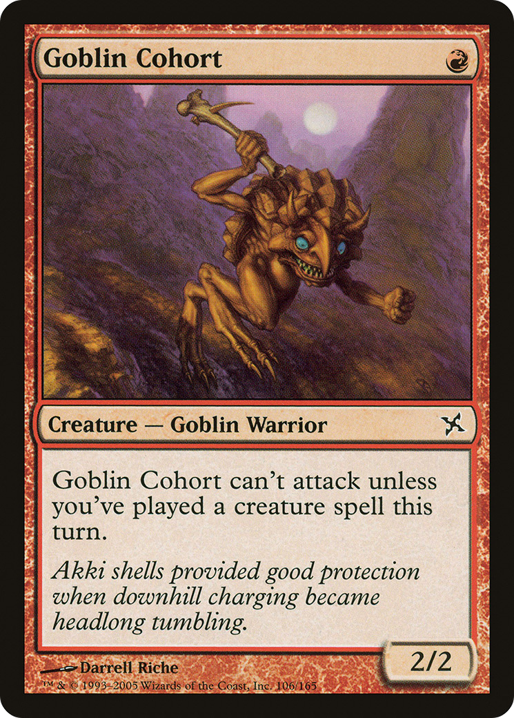 Goblin Cohort (BOK-106) - Betrayers of Kamigawa - Premium MTG Single from Wizards of the Coast - Just $0.25! Shop now at Game Crave Tournament Store