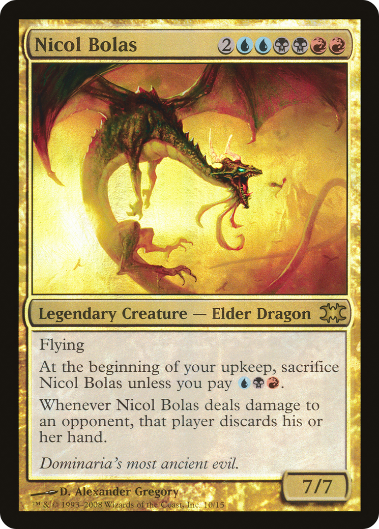 Nicol Bolas (DRB-010) - From the Vault: Dragons Foil - Premium MTG Single from Wizards of the Coast - Just $7.27! Shop now at Game Crave Tournament Store