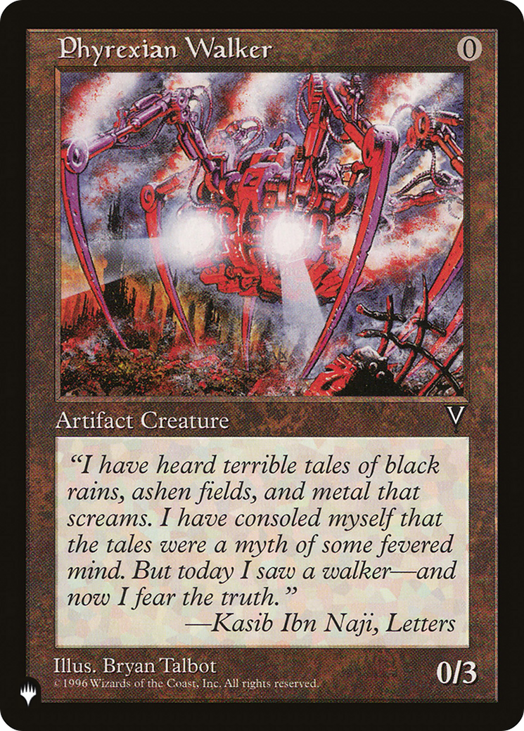 Phyrexian Walker (PLIST-885) - The List - Premium MTG Single from Wizards of the Coast - Just $1.03! Shop now at Game Crave Tournament Store