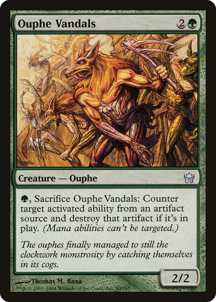 Ouphe Vandals (5DN-090) - Fifth Dawn Foil - Premium MTG Single from Wizards of the Coast - Just $0.13! Shop now at Game Crave Tournament Store