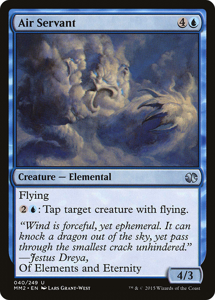 Air Servant (MM2-040) - Modern Masters 2015 - Premium MTG Single from Wizards of the Coast - Just $0.25! Shop now at Game Crave Tournament Store